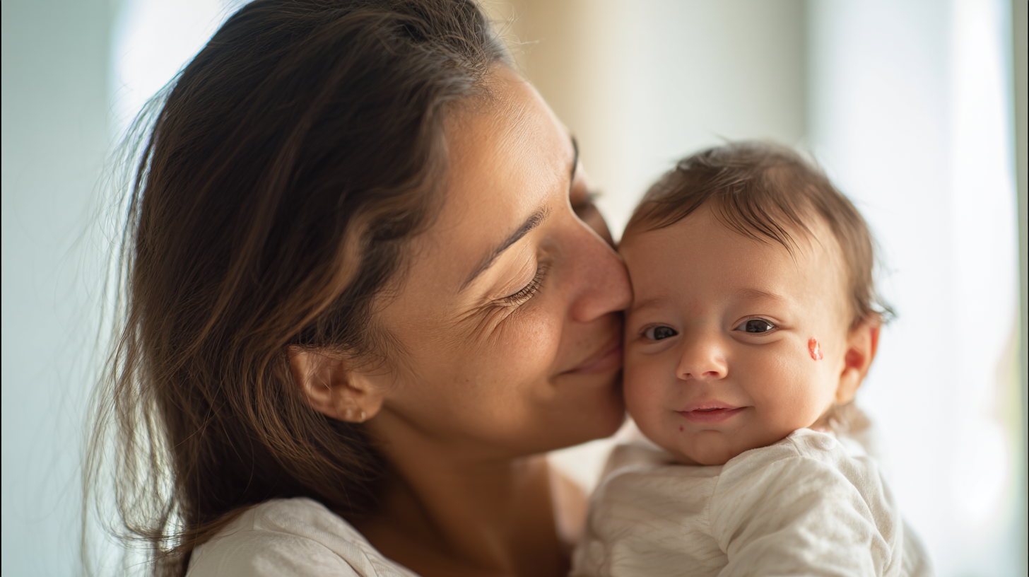 Manchas vermelhas na pele do bebê de 1 mês: O que podem ser?