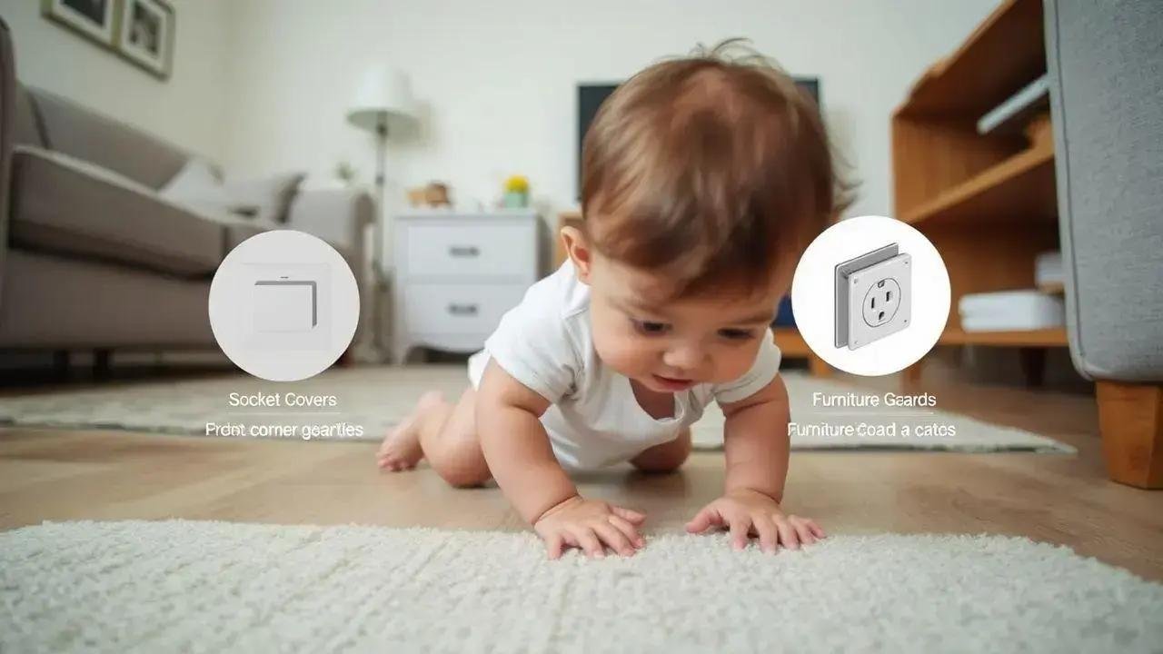 Primeiros passos: como deixar a casa segura para o bebê que começou a engatinhar?